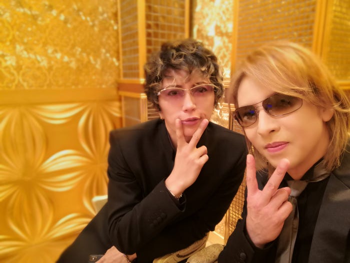 GACKT、YOSHIKI(提供写真)