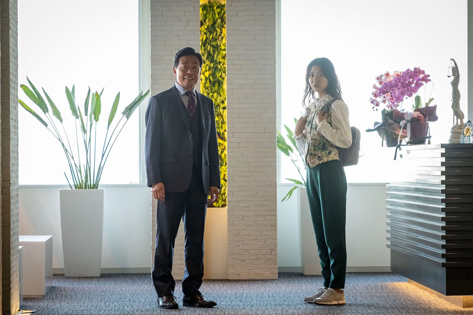 光石研、玄理「弁護士ソドム」第2話より（C）テレビ東京