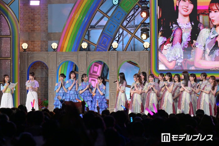 “同期”乃木坂46四期生＆日向坂46三期生ステージに集結 長濱ねる＆原田葵アナと現在の交流・互いの“好きなところ”をトーク【TIF2024】