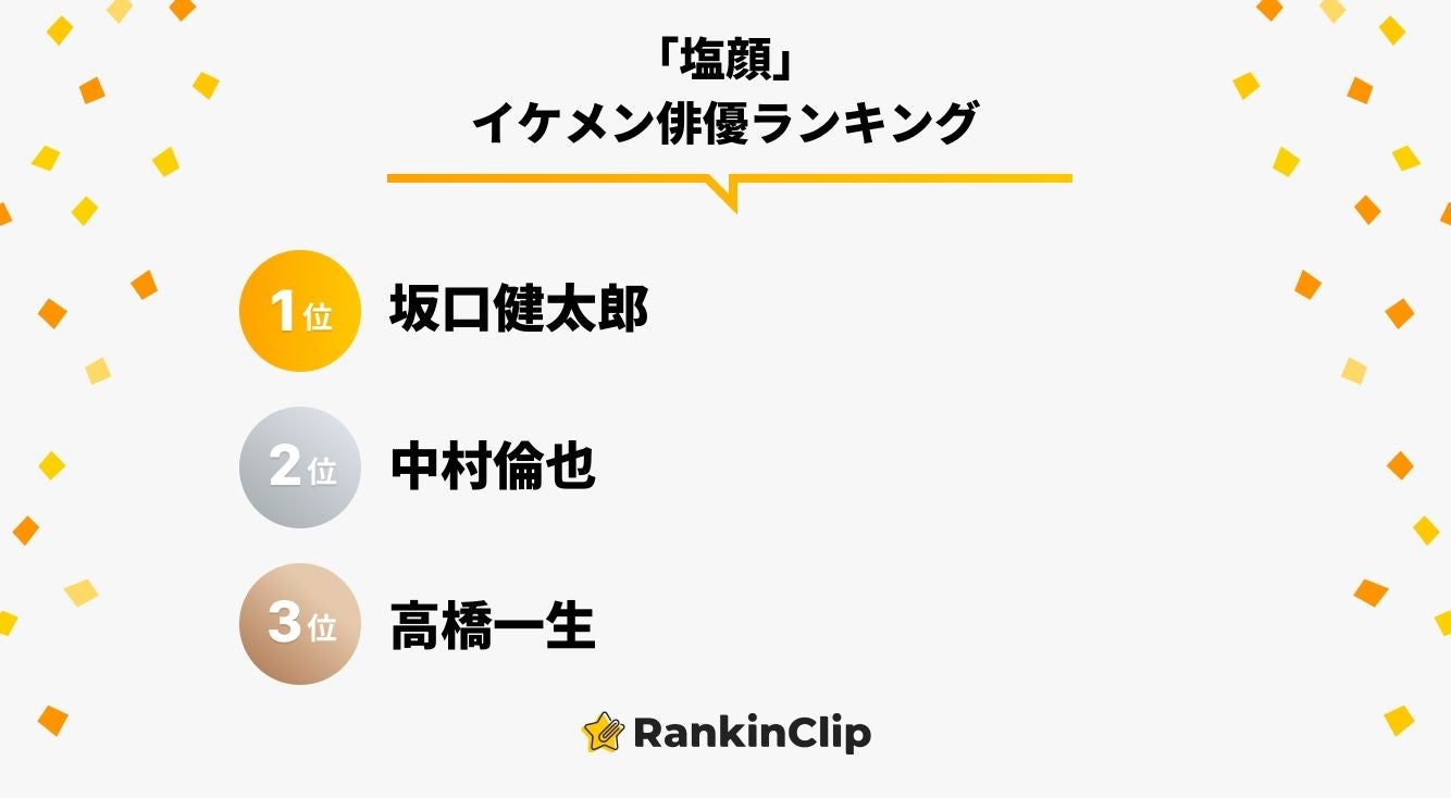 塩顔 イケメン俳優ランキング モデルプレス