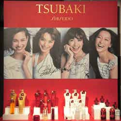 会場内のTSUBAKI製品展示ブース