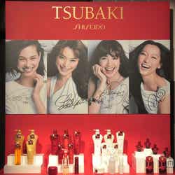 会場内のTSUBAKI製品展示ブース