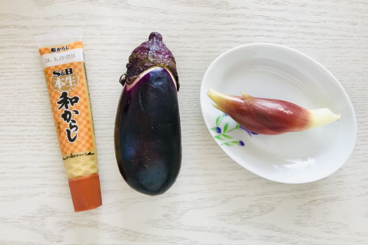 焼きなすの味噌汁