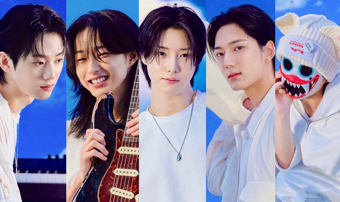 hrtz.wav（ハーツウェイブ）／（左から）ユン・ヨンジュン、ケイテン、リアン、デイン、ハギワ（C）CJ ENM. All Rights Reserved