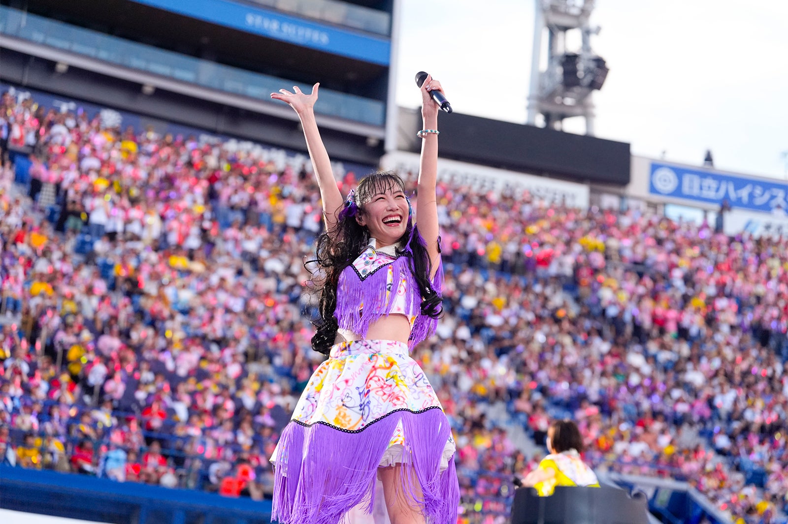 高城れに「ハマの夜祭り番長襲名記念 ももクロ夏のバカ騒ぎ2025 in 横浜スタジアム」（C）上飯坂一