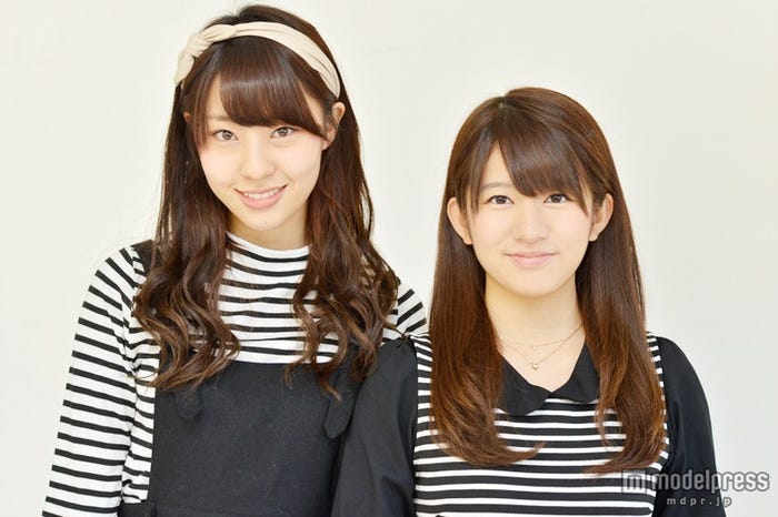 藤江れいな(左)、竹内美宥(右)