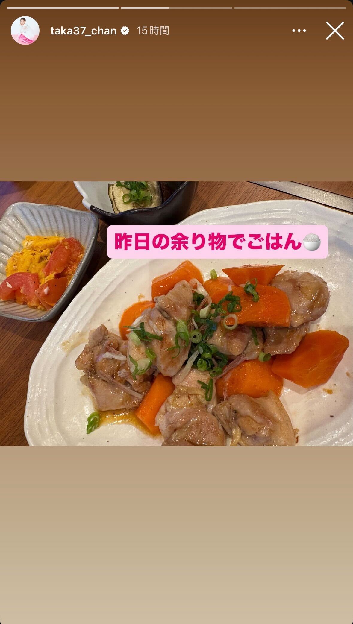 高橋みなみInstagramストーリーズより