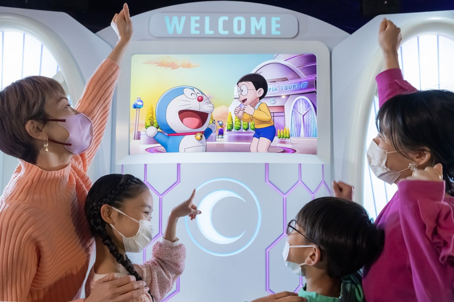 ドラえもん XRライド ～のび太と空の理想郷～／画像提供：ユニバーサル･スタジオ･ジャパン