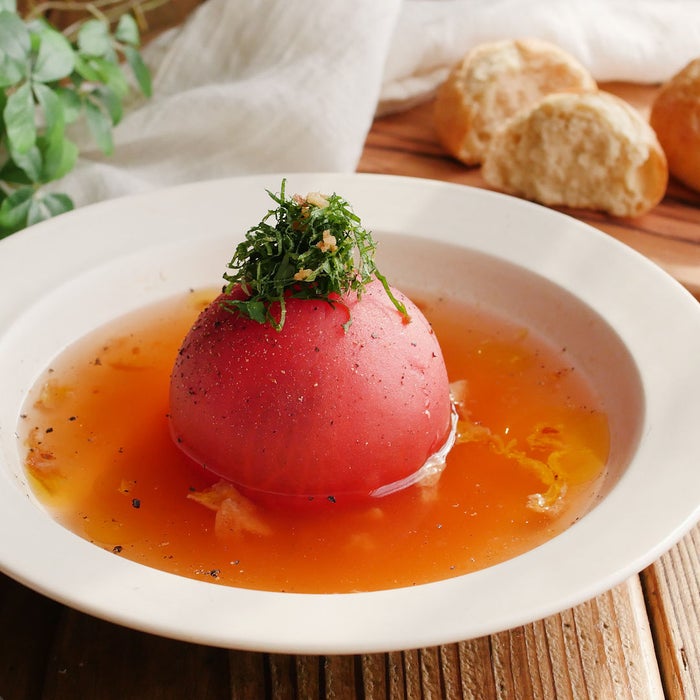 丸ごとトマトの冷製和風スープ by あみん レシピサイト Nadia ナディア プロの料理家のおいしいレシピ