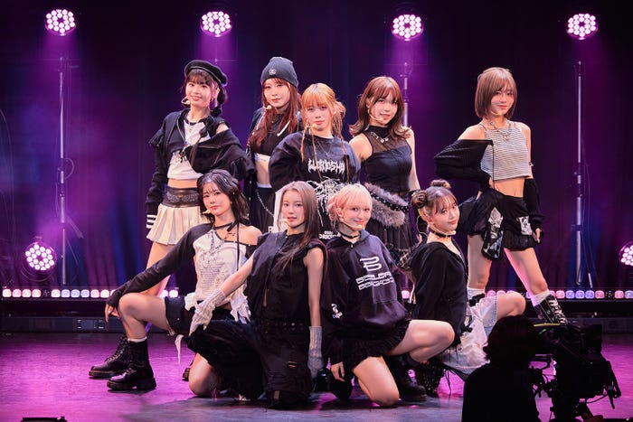 「ME:I 1ST ALBUM『WHO I AM』リリース記念SHOWCASE」(C)LAPONE GIRLS