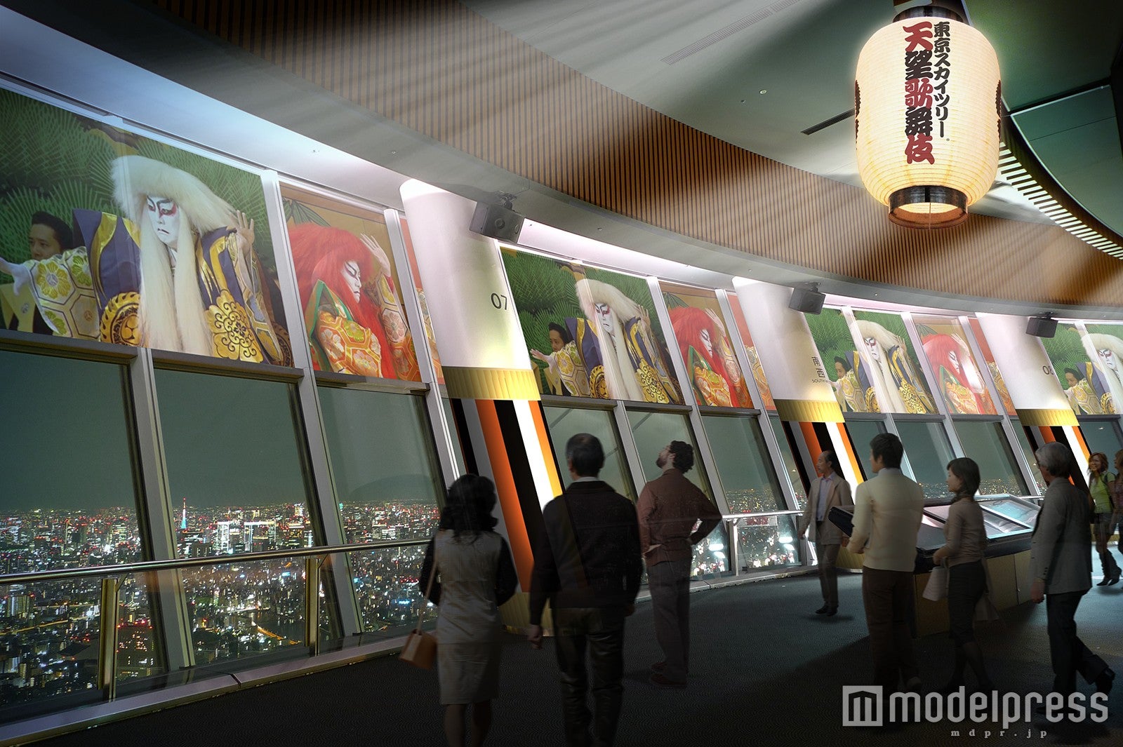 東京スカイツリー、天空の夜景×歌舞伎の新ショープログラム上演