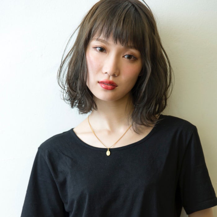 切りっぱなしが気分 ブラントカット でこなれ感抜群のヘアスタイルに モデルプレス