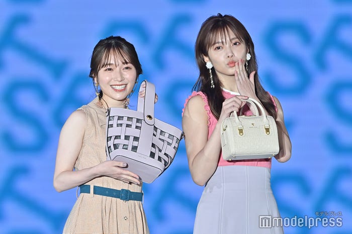 守屋麗奈、田村保乃(C)モデルプレス