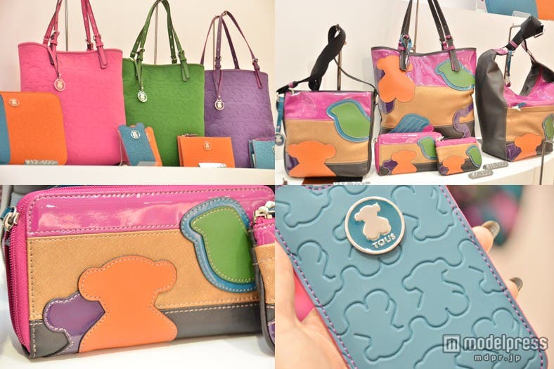 カラフルながらも年齢問わず持てる合わせやすいデザインのバッグが揃う