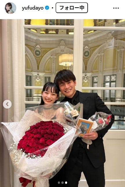 由布菜月Instagramより