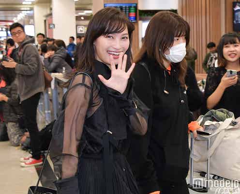 大政絢、河北麻友子、emmaら台湾降臨 空港は歓迎ムード一色に<ASIA FASHION AWARD 2017>