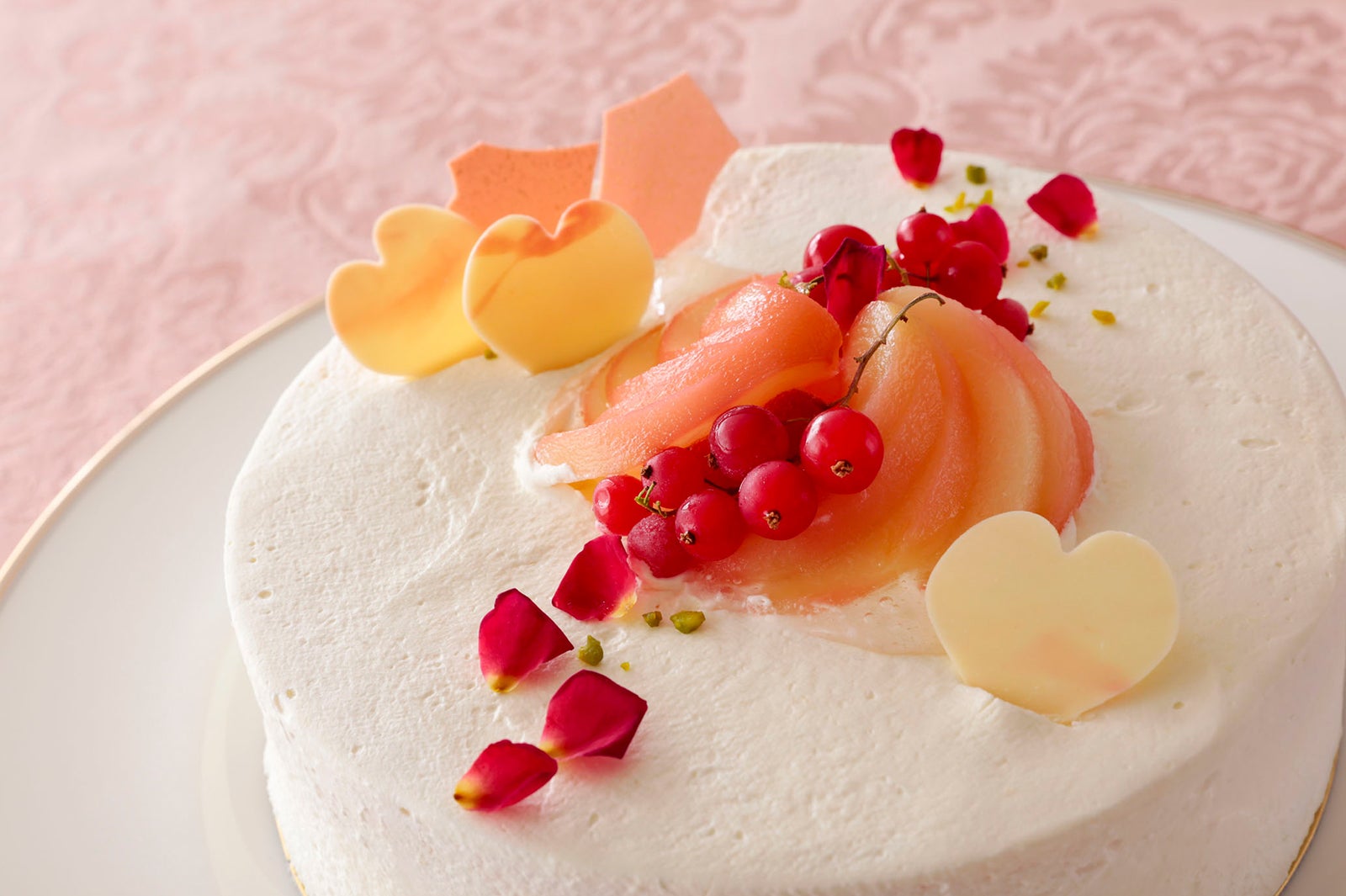 桃 のショートケーキ（イメージ）