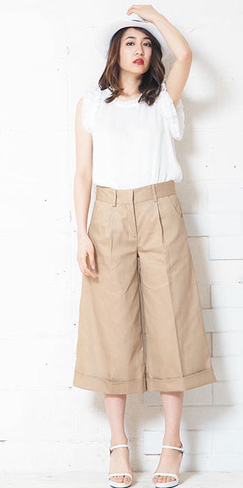 センタープレス入ツイルガウチョパンツ「神戸レタス」2990円（税込）／画像提供：神戸レタス