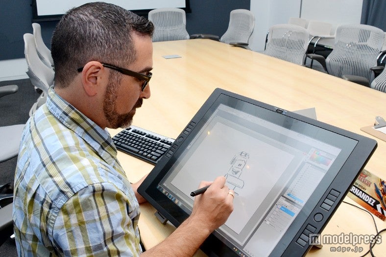 他のキャラクターも快く描いてみせてくれた