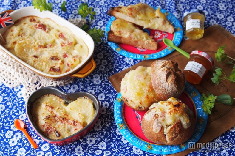 ☆「じゃがいも豆乳グラタン→マッシュポテトパン」