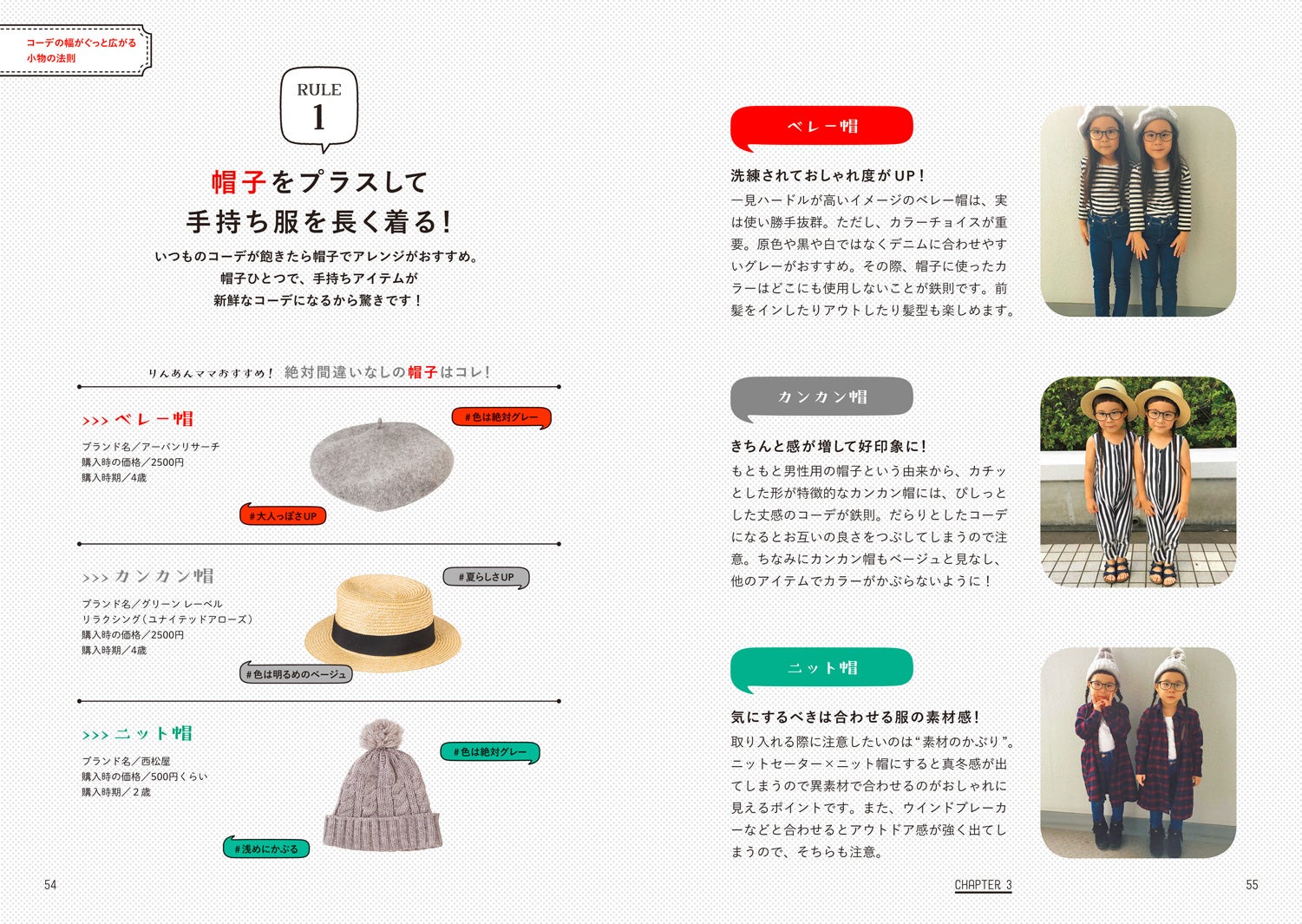 「りんあんコーデ」より（提供写真）