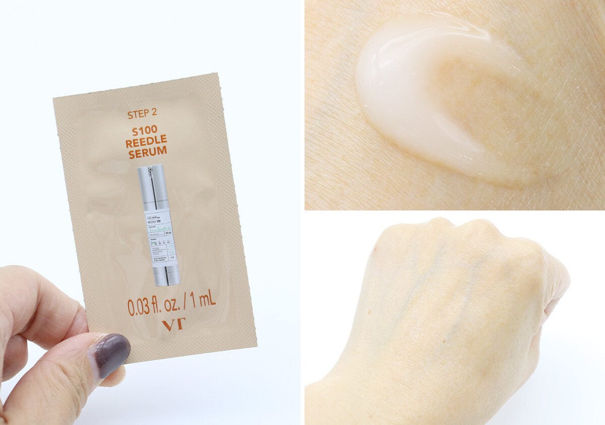 ダイソーのVTリードルSトライアル3ステップキット（ホホバオイル）のセラム