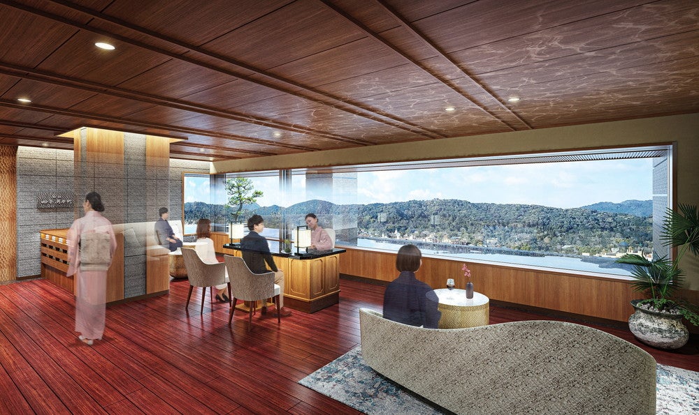 最上階で見晴らしの良いフロント／提供画像