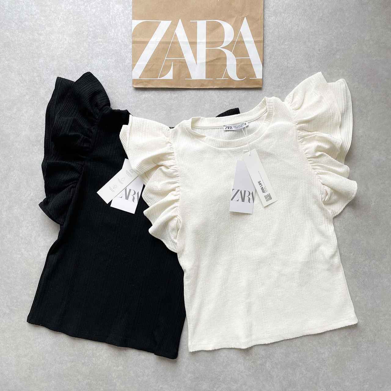 ZARA「フリルTシャツ」大人コーデに使えるアイテム4選 - モデルプレス