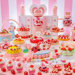 「ストロベリー・ハートファクトリー」いちごスイーツビュッフェ/提供画像