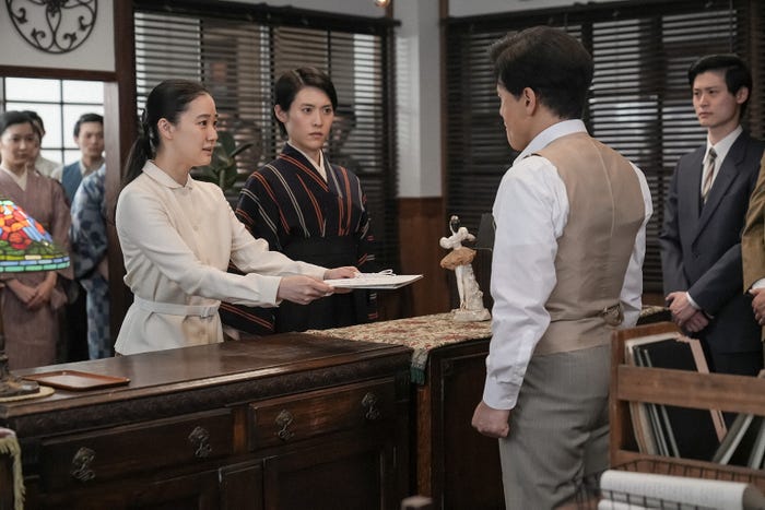 蒼井優、翼和希、橋本じゅん「ブギウギ」第14話(C)NHK