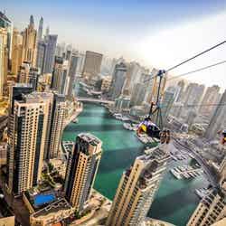 世界最長の都市型ジップライン「X LINE」走行距離&スリルが2倍にパワーアップ/画像提供:ドバイ政府観光・商務局