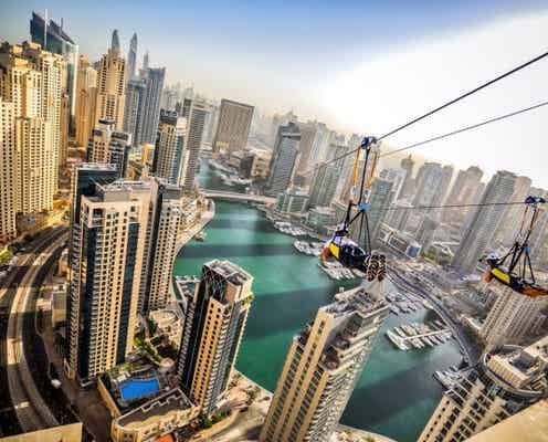 世界最長の都市型ジップライン「X LINE」走行距離&スリルが2倍にパワーアップ