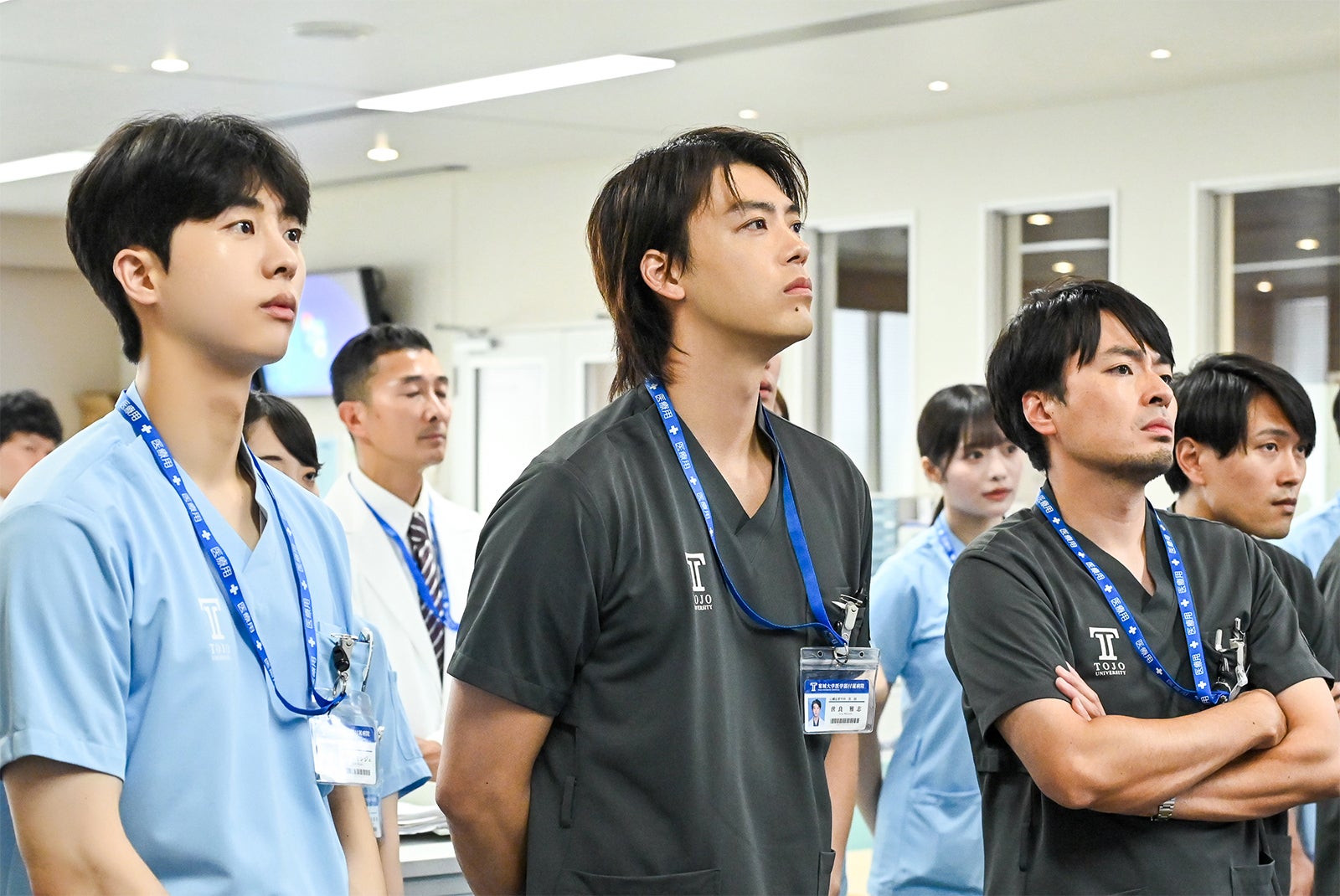 キム・ムジュン、竹内涼真、内村遥「ブラックペアン シーズン２」第6話より（C）TBS