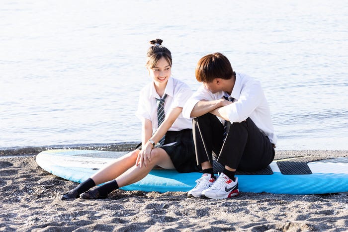 ゆりあ、りゅうが「今日、好きになりました。-秋月編-」第2話より(C)AbemaTV, Inc.