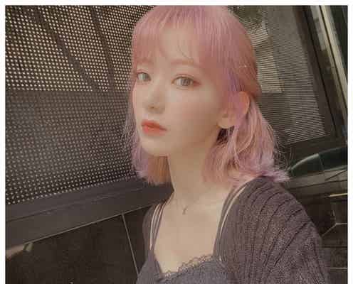IZ*ONE宮脇咲良、“紫ヘア”にイメチェン「美しすぎ」「天使」と絶賛の声