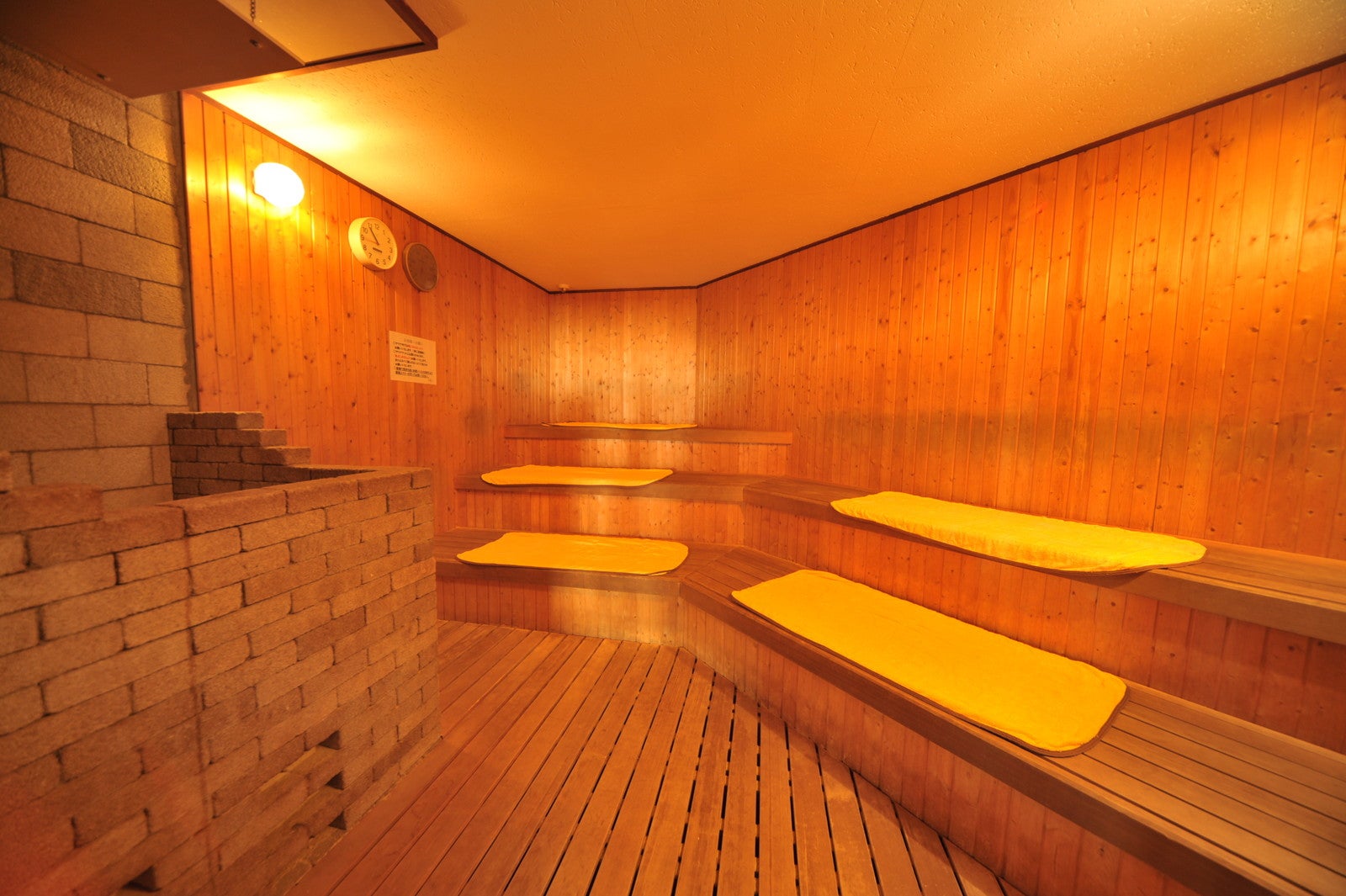 広々したサウナ／提供画像