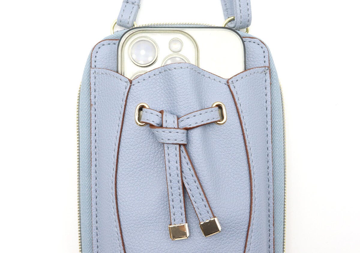 VISフラワーカットスマホショルダースマホポケット