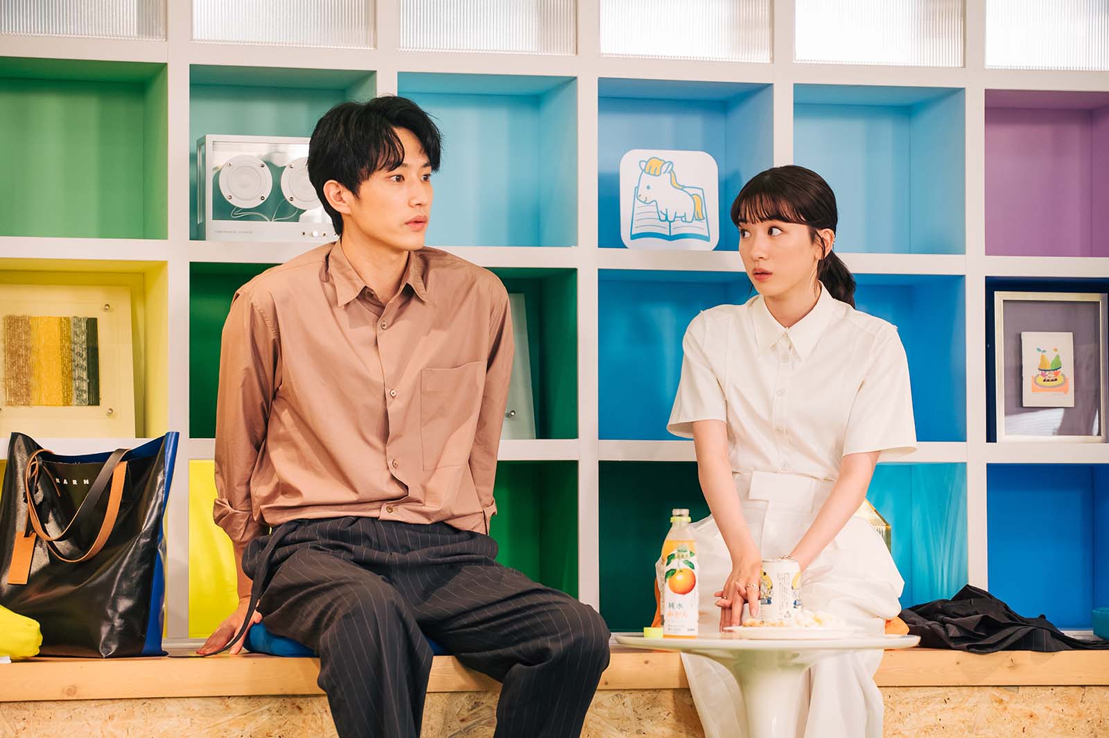 杉野遥亮、永野芽郁「ユニコーンに乗って」第5話より（C）TBSスパークル／TBS　撮影：加藤春日