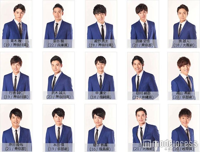 「BoysAward Audition 2nd」ファイナリスト