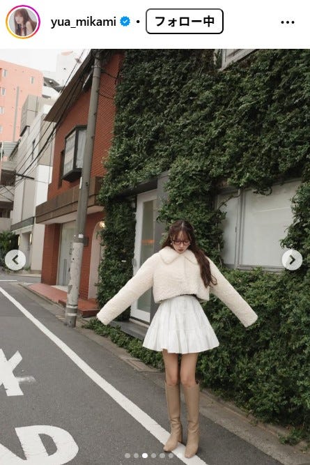 三上悠亜Instagramより