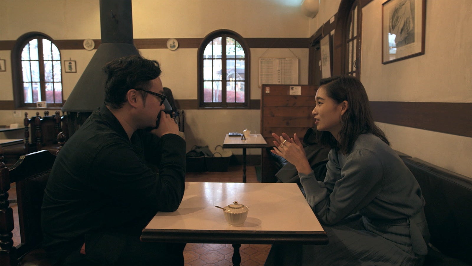 和田理生（休日課長）、りさこ「TERRACE HOUSE OPENING NEW DOORS」44th WEEK（C）フジテレビ／イースト・エンタテインメント