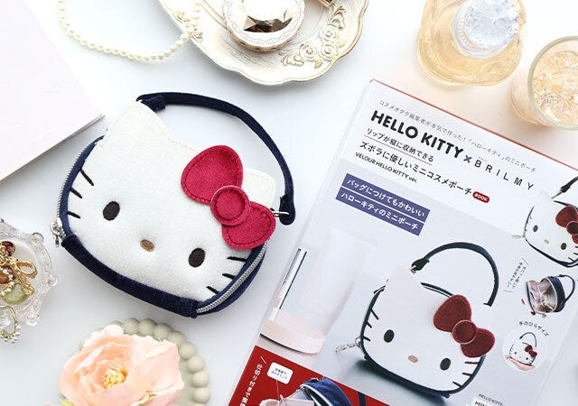 ハローキティ×ブリルミーミニコスメポーチ