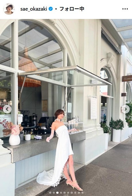 岡崎紗絵Instagramより