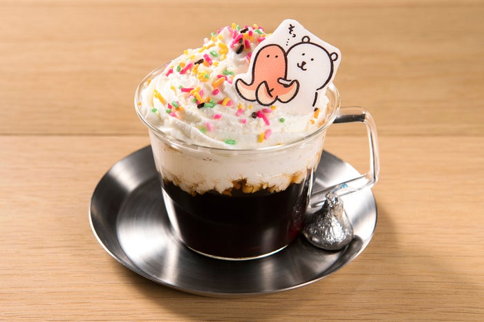 ウィンナーさんをソッ～ウインナーコーヒー&amp;ミルクティー～¥790（C）nagano／（C）GSJ