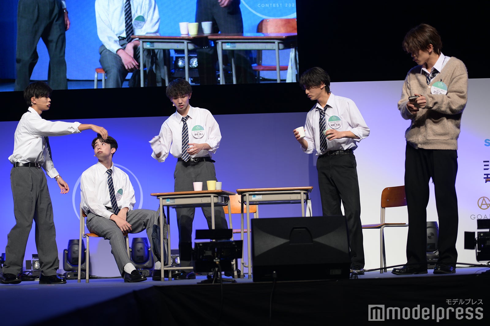 「男子高生ミスターコン2023」ファイナル審査の様子（C）モデルプレス