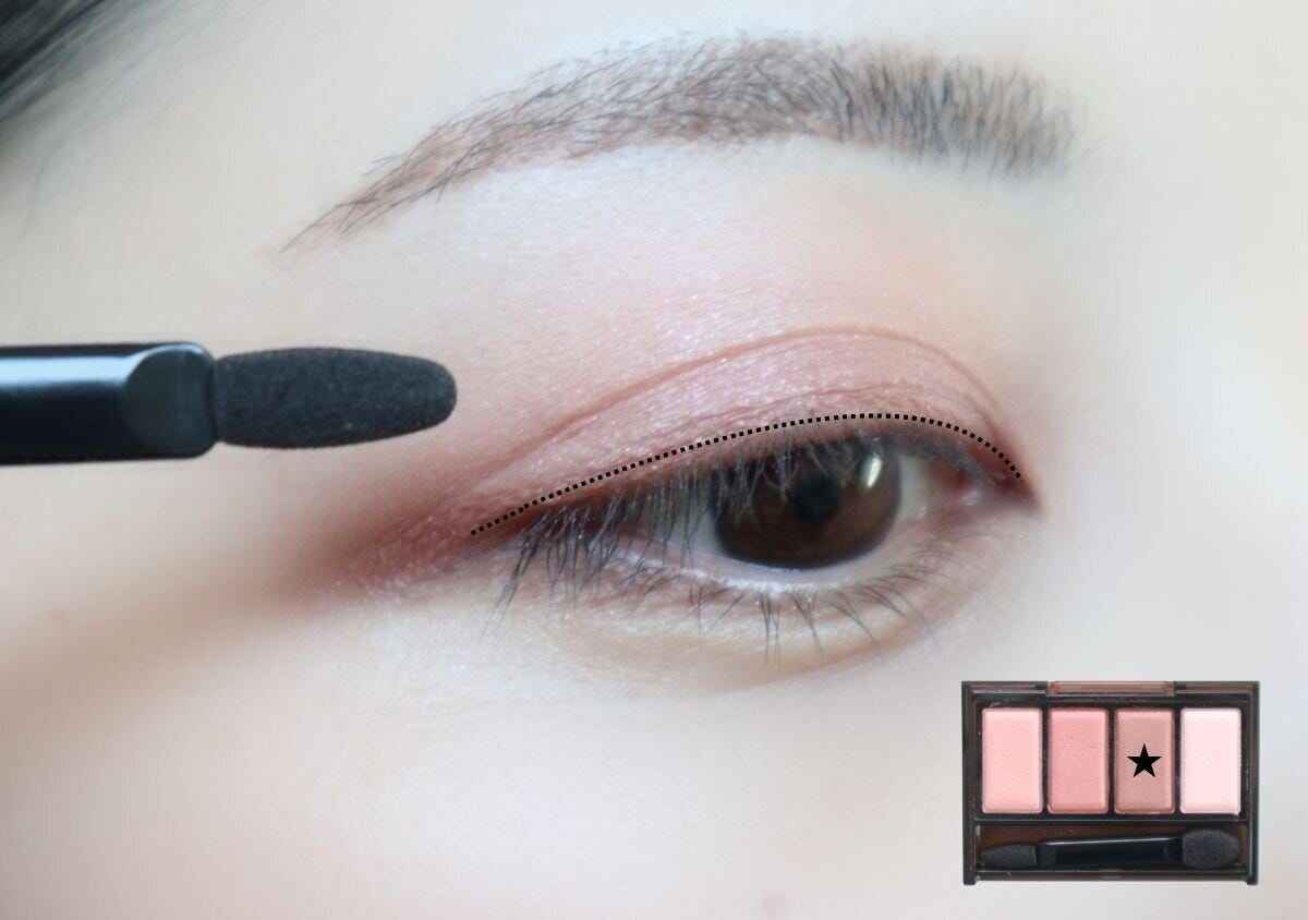 締め色は細く＆さりげなく