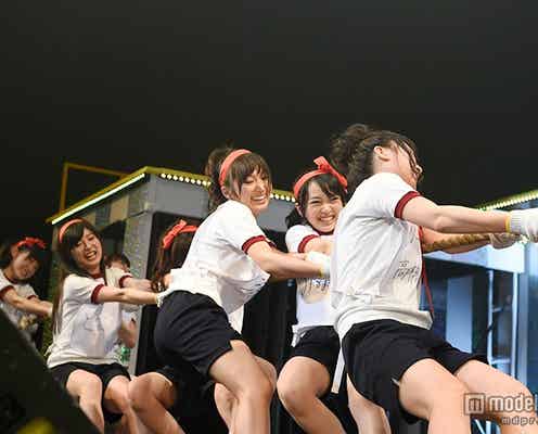 AKB48ヤングメンバー、体操着に着替える ハプニングも
