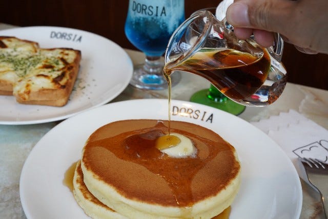 ふっくらホットケーキは必食♡
