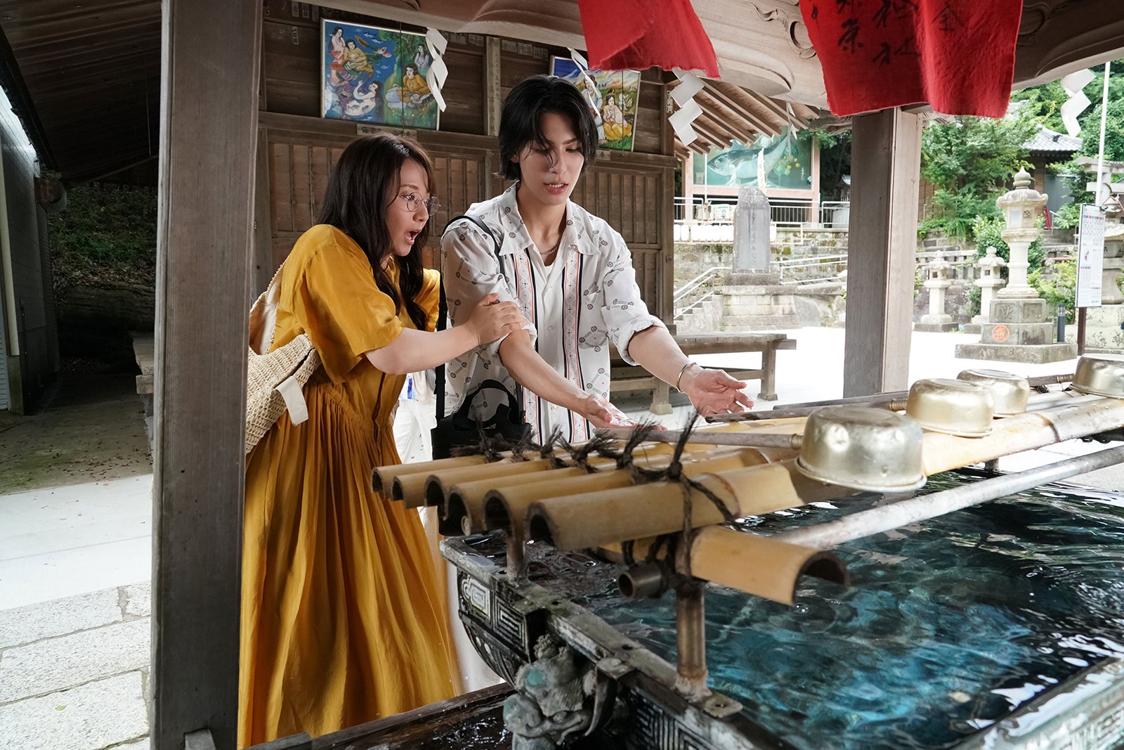 木村文乃、ラウール（C）フジテレビ