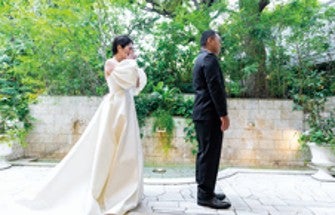 くわばたりえ夫妻（提供写真）
